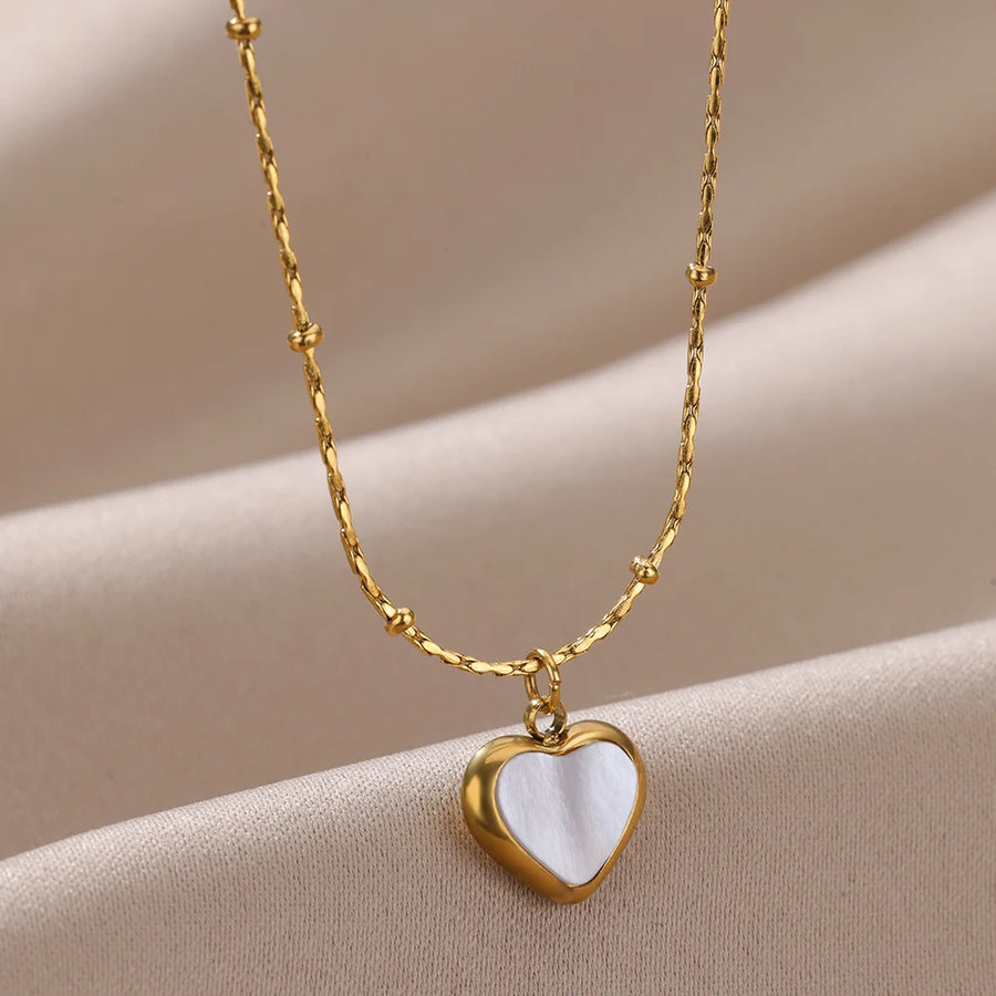 Daily Chicha Gold Heart Necklace — Non-Fading Elegance, Every Day