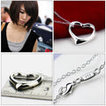 Daily Chicha Heart Pendant Necklace — Effortlessly Yours in Silver