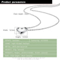 Daily Chicha Heart Pendant Necklace — Effortlessly Yours in Silver