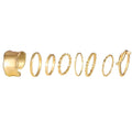 Daily Chicha Metal Ring Set — 8-Piece Stack for Every Mood
