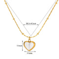 Daily Chicha Gold Heart Necklace — Non-Fading Elegance, Every Day